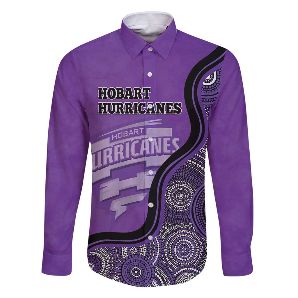 Custom Hobart Hurricanes Family Matching Summer Maxi Dress and Hawaiian Shirt Indigenous Art - Grunge Style