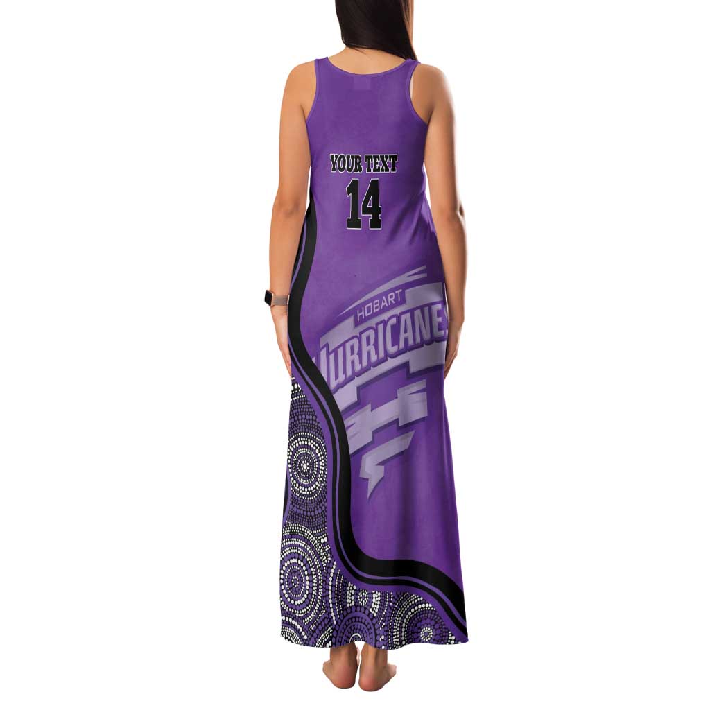 Custom Hobart Hurricanes Family Matching Tank Maxi Dress and Hawaiian Shirt Indigenous Art - Grunge Style