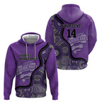 Custom Hobart Hurricanes Hoodie Indigenous Art - Grunge Style