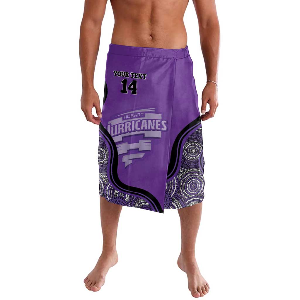 Custom Hobart Hurricanes Lavalava Indigenous Art - Grunge Style