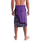 Custom Hobart Hurricanes Lavalava Indigenous Art - Grunge Style