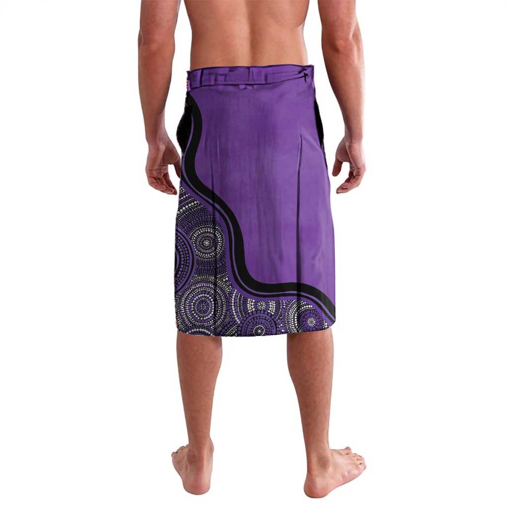 Custom Hobart Hurricanes Lavalava Indigenous Art - Grunge Style