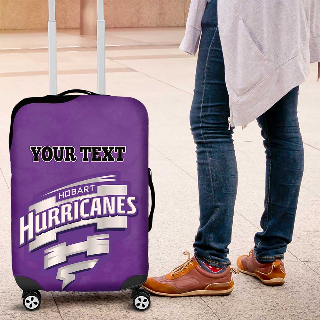 Custom Hobart Hurricanes Luggage Cover Indigenous Art - Grunge Style
