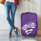 Custom Hobart Hurricanes Luggage Cover Indigenous Art - Grunge Style