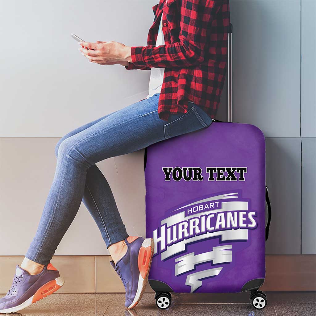 Custom Hobart Hurricanes Luggage Cover Indigenous Art - Grunge Style