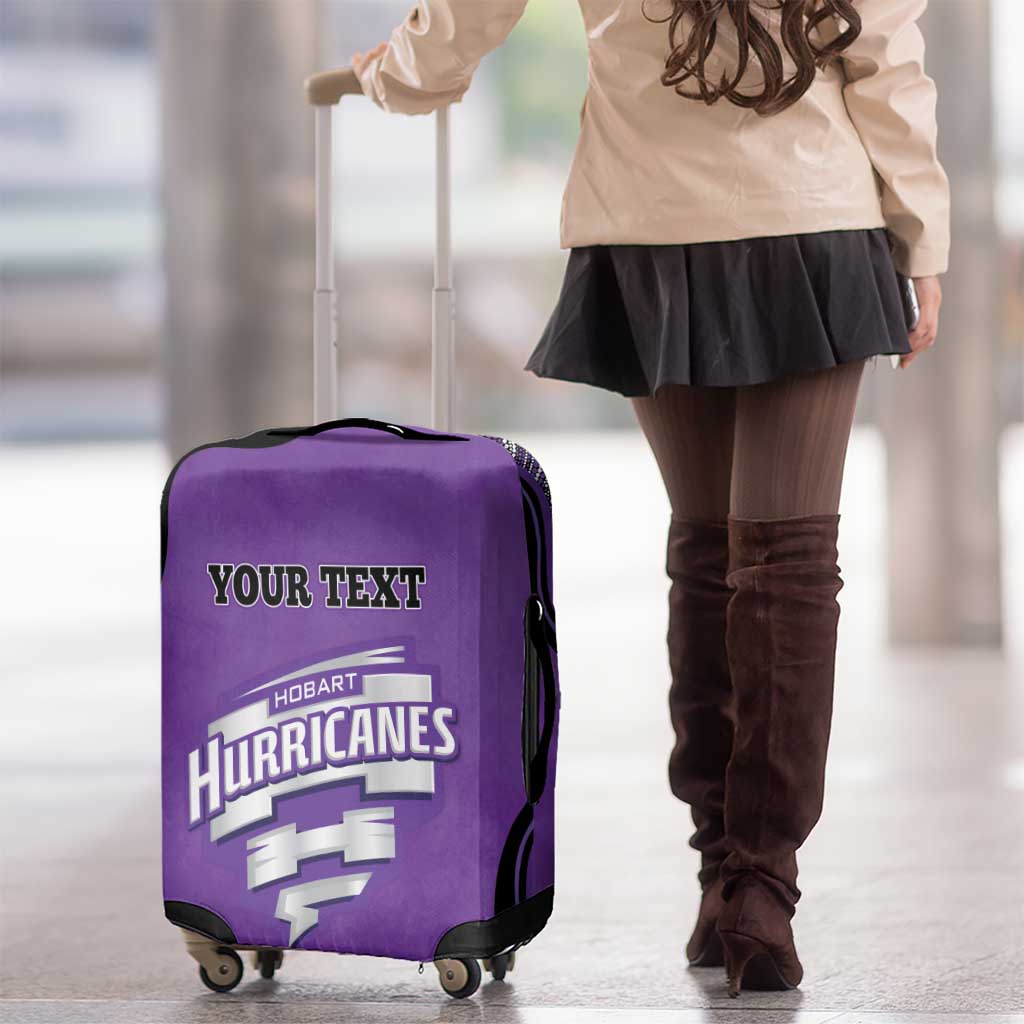 Custom Hobart Hurricanes Luggage Cover Indigenous Art - Grunge Style