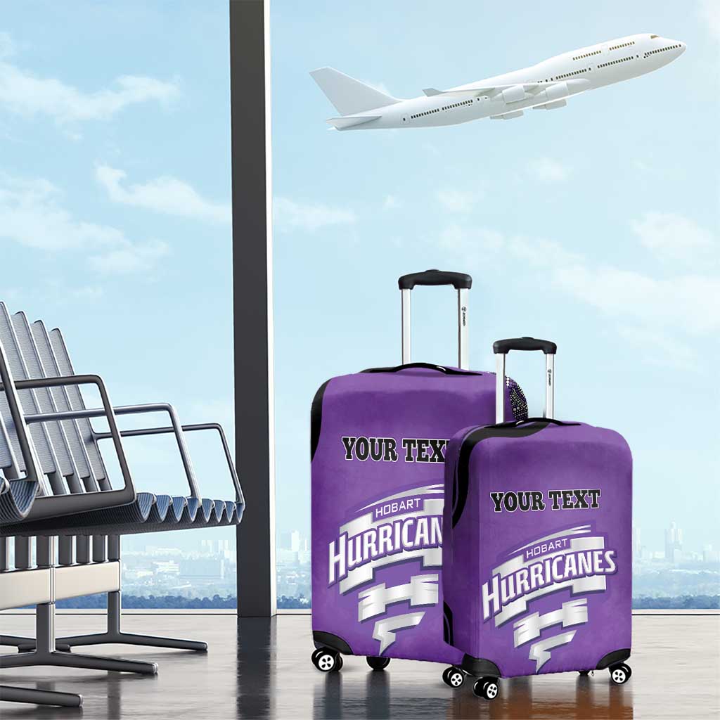 Custom Hobart Hurricanes Luggage Cover Indigenous Art - Grunge Style