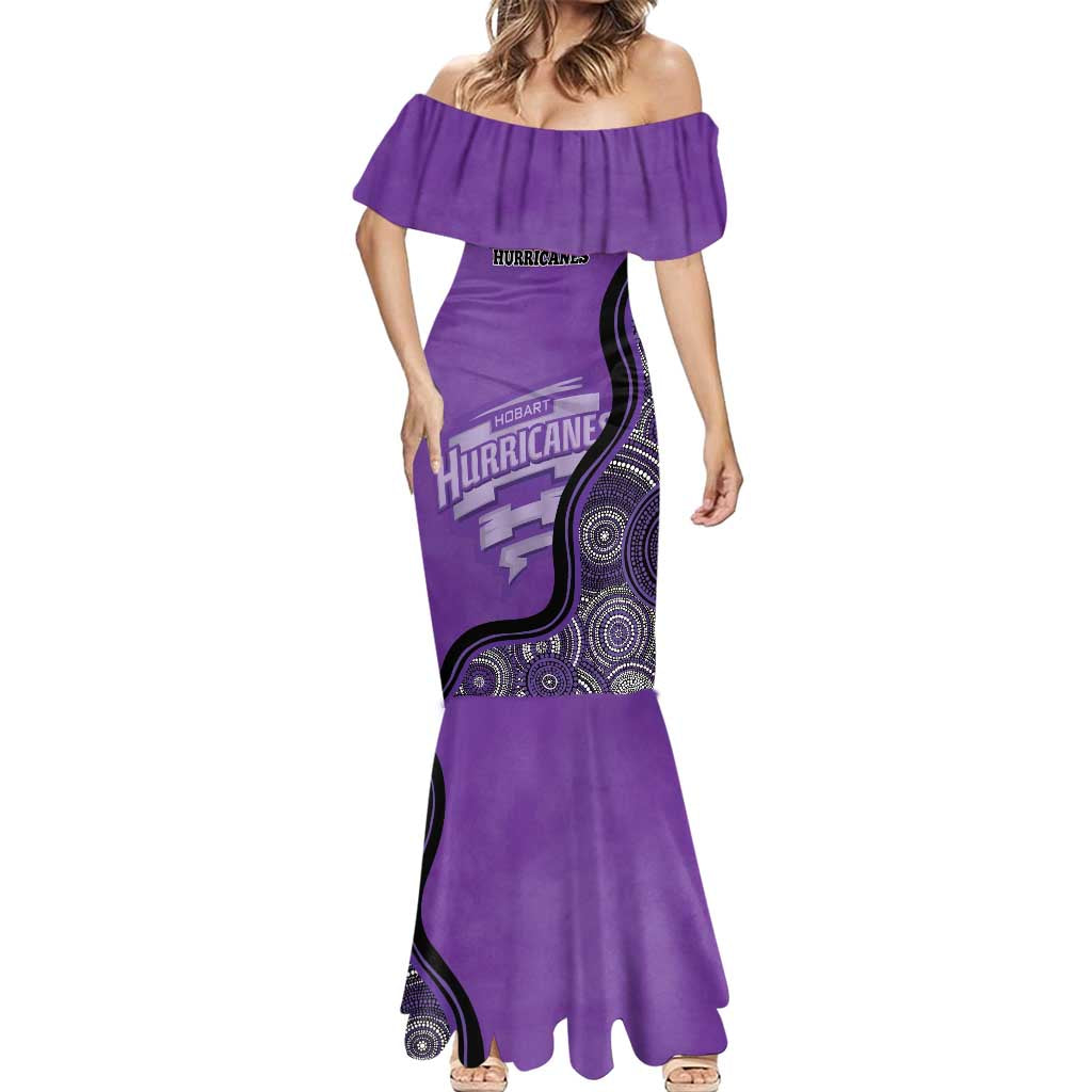 Custom Hobart Hurricanes Mermaid Dress Indigenous Art - Grunge Style