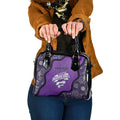 Custom Hobart Hurricanes Shoulder Handbag Indigenous Art - Grunge Style