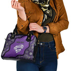 Custom Hobart Hurricanes Shoulder Handbag Indigenous Art - Grunge Style
