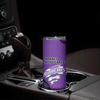 Custom Hobart Hurricanes Skinny Tumbler Indigenous Art - Grunge Style