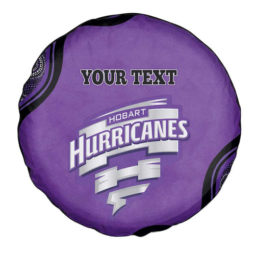 Custom Hobart Hurricanes Spare Tire Cover Indigenous Art - Grunge Style