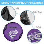 Custom Hobart Hurricanes Spare Tire Cover Indigenous Art - Grunge Style