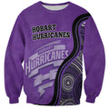 Custom Hobart Hurricanes Sweatshirt Indigenous Art - Grunge Style