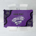 Custom Hobart Hurricanes Tablecloth Indigenous Art - Grunge Style