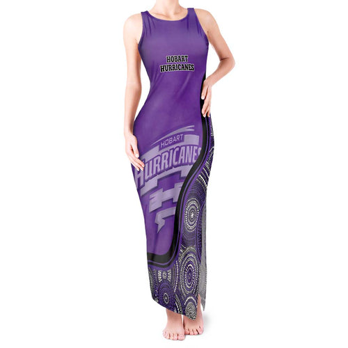 Custom Hobart Hurricanes Tank Maxi Dress Indigenous Art - Grunge Style