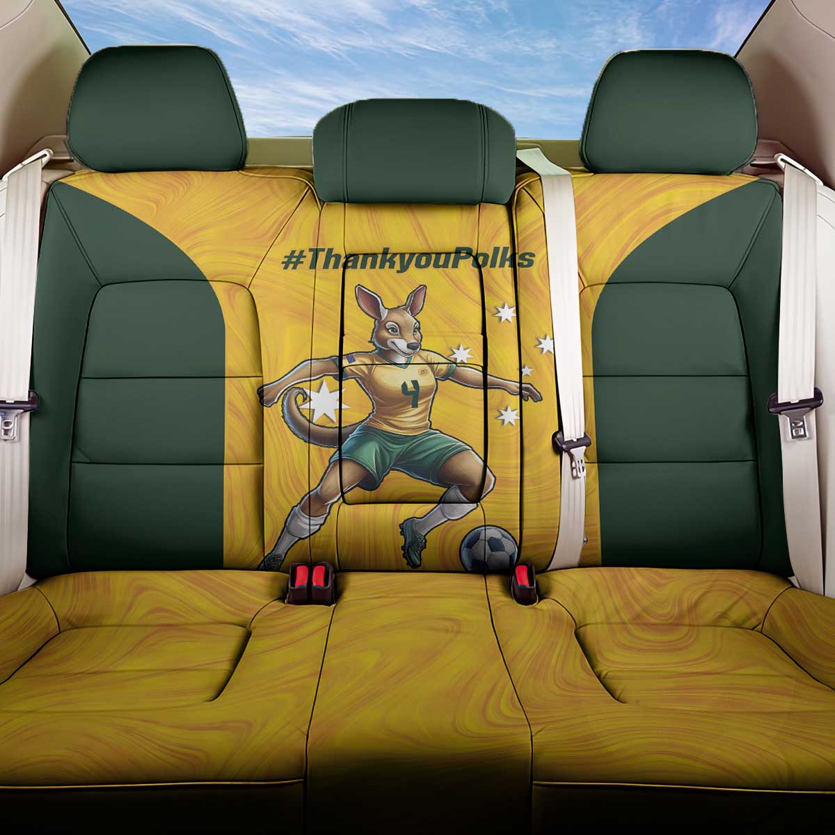 Polkinghorne Australia Matildas Back Car Seat Cover 2024 Thank You Polks