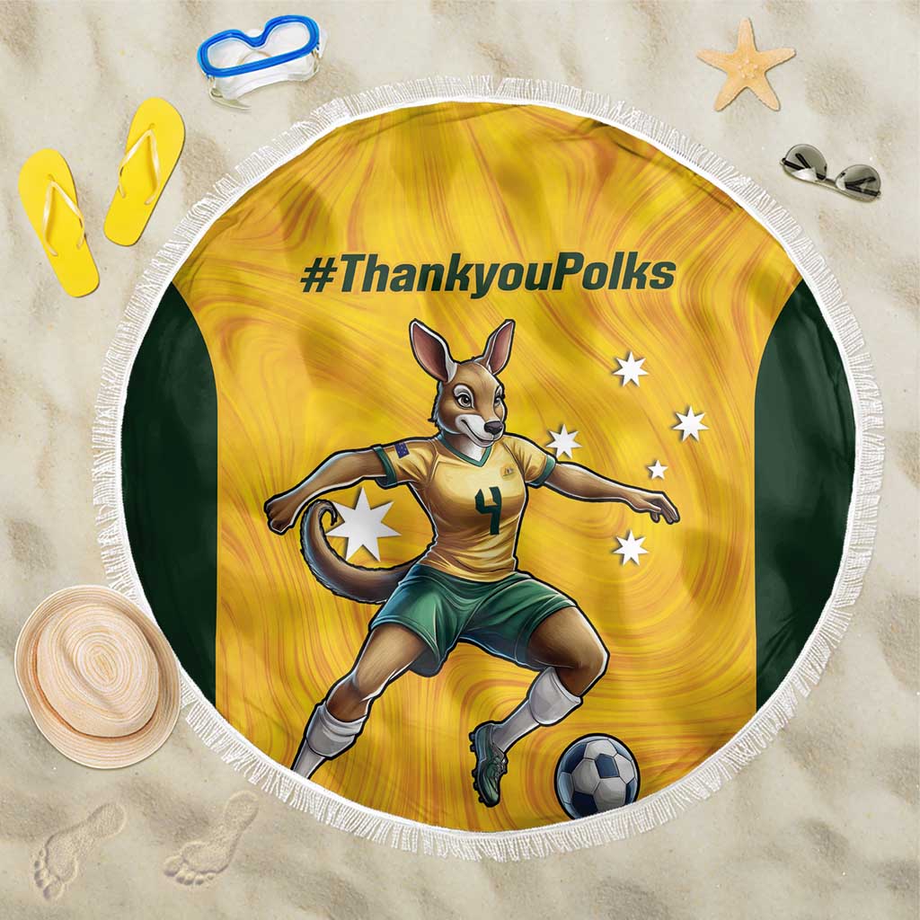 Polkinghorne Australia Matildas Beach Blanket 2024 Thank You Polks