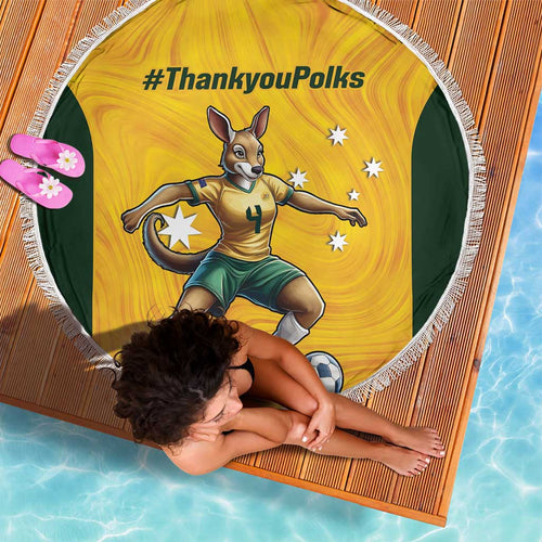 Polkinghorne Australia Matildas Beach Blanket 2024 Thank You Polks