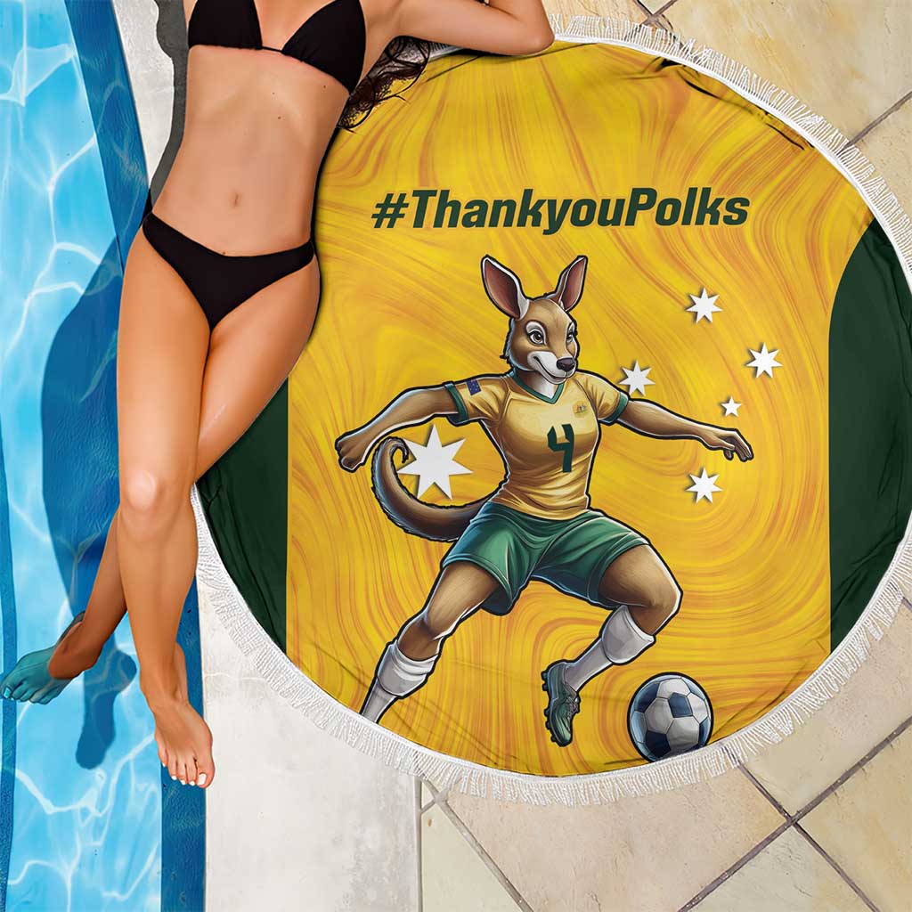 Polkinghorne Australia Matildas Beach Blanket 2024 Thank You Polks