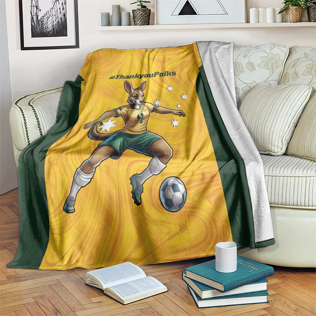 Polkinghorne Australia Matildas Blanket 2024 Thank You Polks