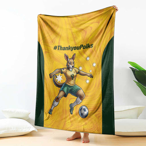 Polkinghorne Australia Matildas Blanket 2024 Thank You Polks
