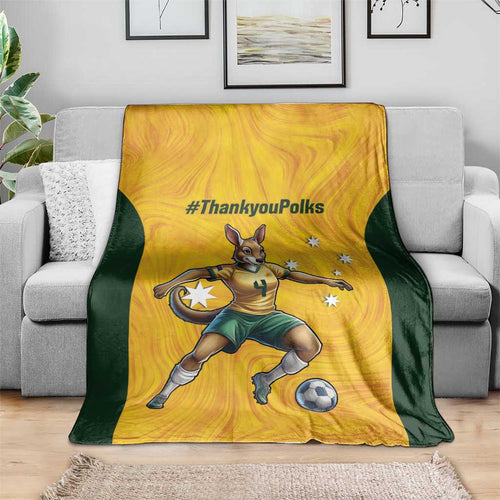 Polkinghorne Australia Matildas Blanket 2024 Thank You Polks