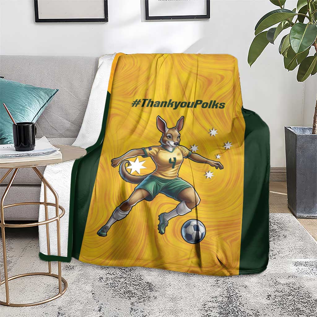 Polkinghorne Australia Matildas Blanket 2024 Thank You Polks