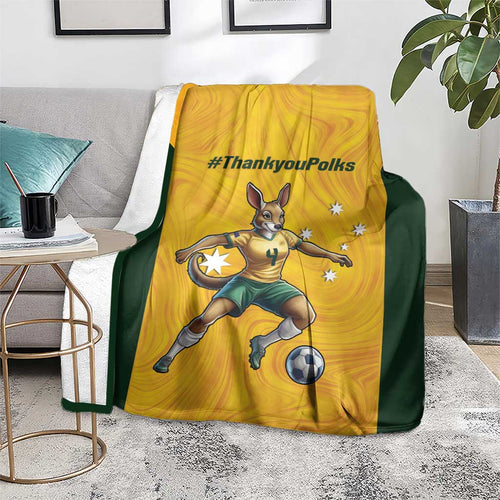 Polkinghorne Australia Matildas Blanket 2024 Thank You Polks