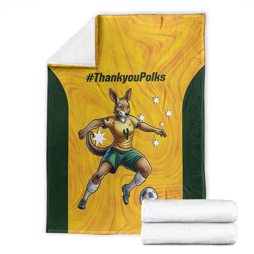Polkinghorne Australia Matildas Blanket 2024 Thank You Polks