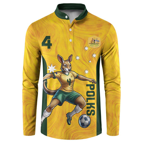 Polkinghorne Australia Matildas Button Sweatshirt 2024 Thank You Polks
