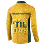 Polkinghorne Australia Matildas Button Sweatshirt 2024 Thank You Polks