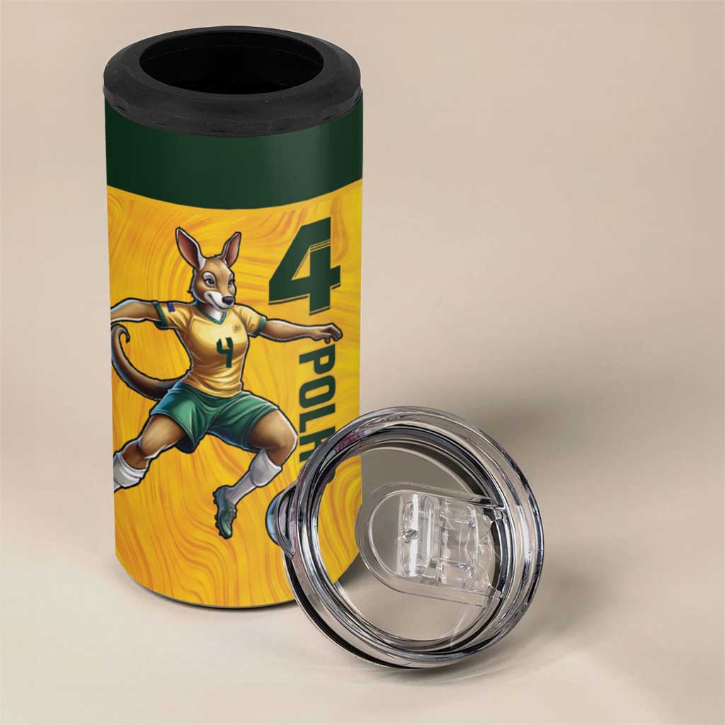 Polkinghorne Australia Matildas 4 in 1 Can Cooler Tumbler 2024 Thank You Polks