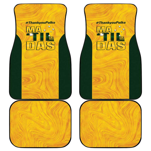 Polkinghorne Australia Matildas Car Mats 2024 Thank You Polks