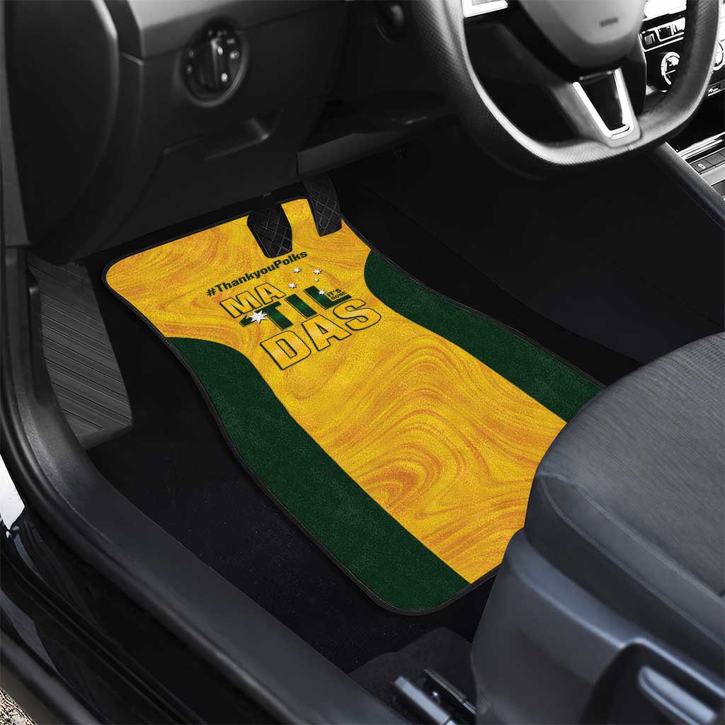 Polkinghorne Australia Matildas Car Mats 2024 Thank You Polks