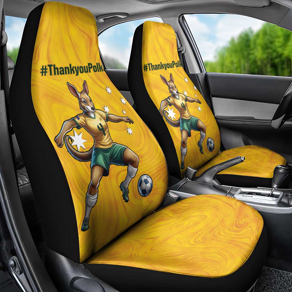 Polkinghorne Australia Matildas Car Seat Cover 2024 Thank You Polks
