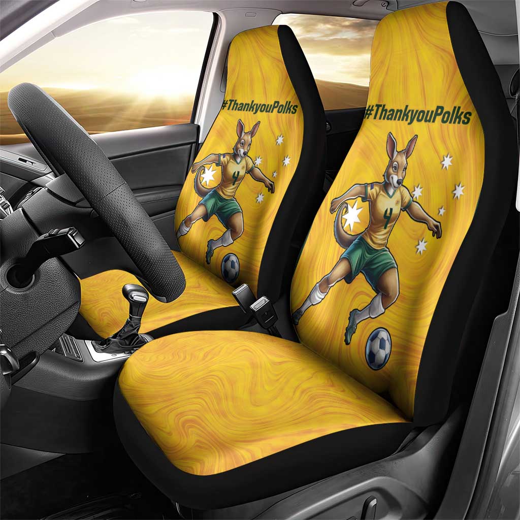 Polkinghorne Australia Matildas Car Seat Cover 2024 Thank You Polks
