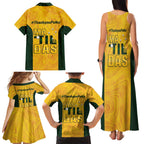 Polkinghorne Australia Matildas Family Matching Tank Maxi Dress and Hawaiian Shirt 2024 Thank You Polks