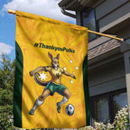Polkinghorne Australia Matildas Garden Flag 2024 Thank You Polks