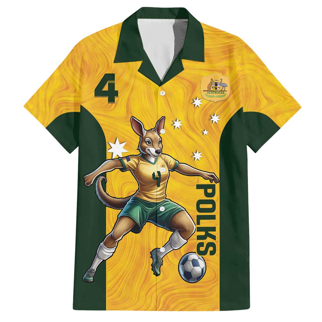 Polkinghorne Australia Matildas Hawaiian Shirt 2024 Thank You Polks