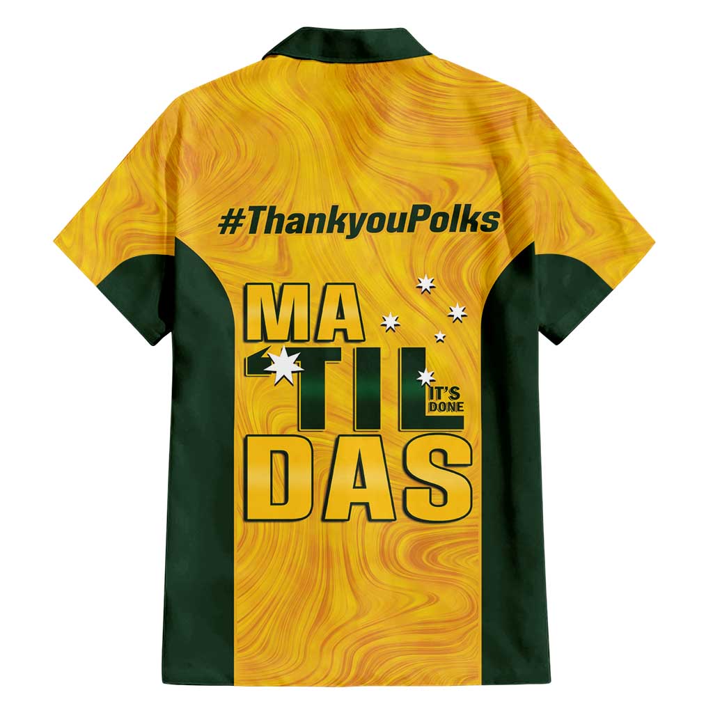 Polkinghorne Australia Matildas Hawaiian Shirt 2024 Thank You Polks