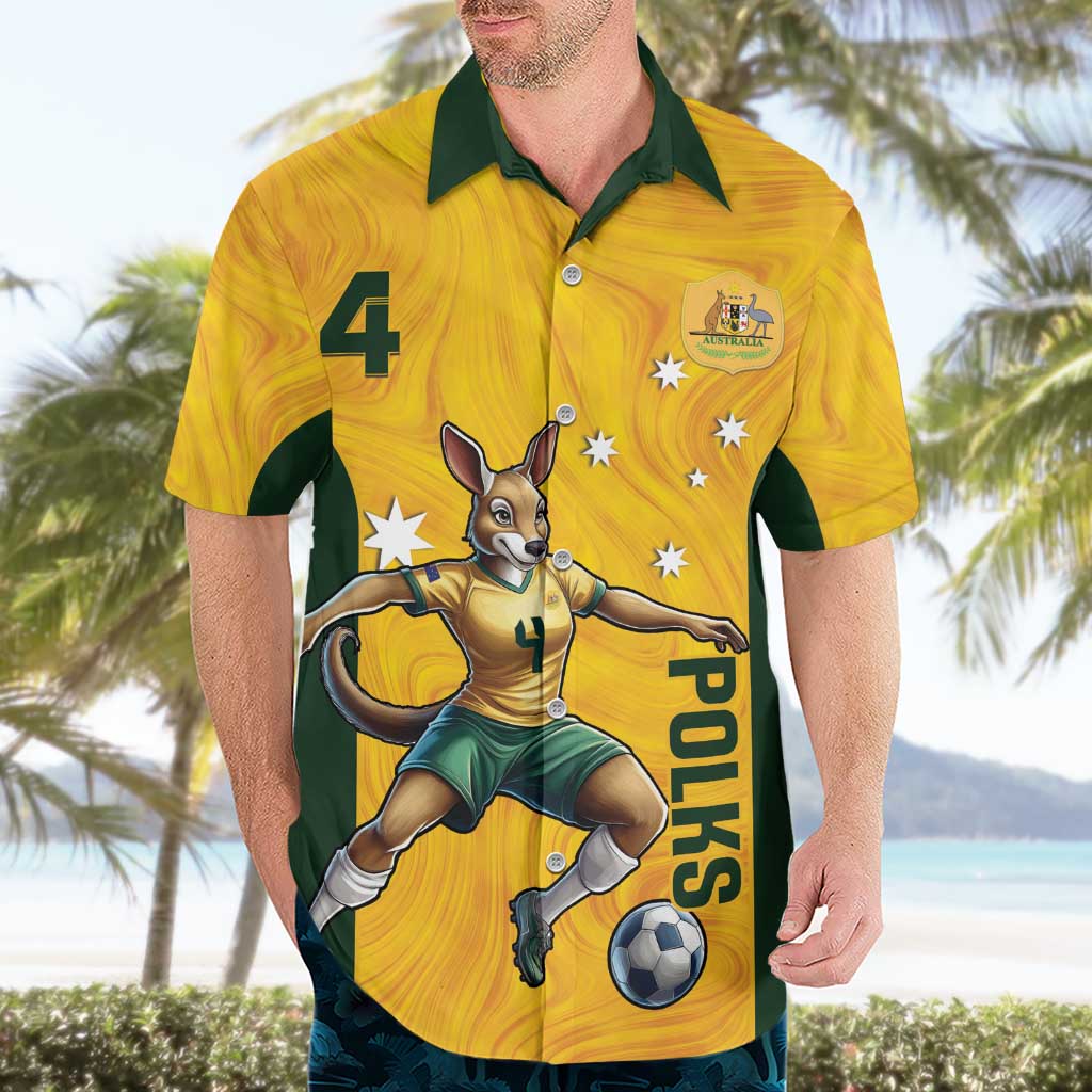 Polkinghorne Australia Matildas Hawaiian Shirt 2024 Thank You Polks