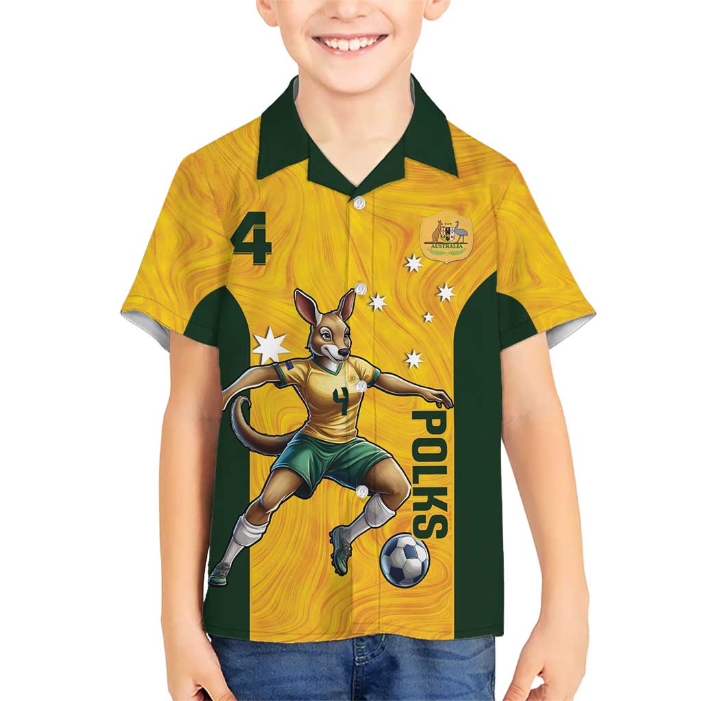 Polkinghorne Australia Matildas Hawaiian Shirt 2024 Thank You Polks