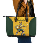 Polkinghorne Australia Matildas Leather Tote Bag 2024 Thank You Polks