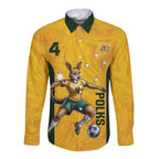 Polkinghorne Australia Matildas Long Sleeve Button Shirt 2024 Thank You Polks
