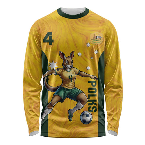 Polkinghorne Australia Matildas Long Sleeve Shirt 2024 Thank You Polks