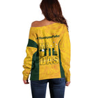 Polkinghorne Australia Matildas Off Shoulder Sweater 2024 Thank You Polks