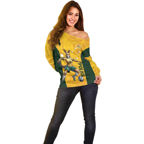 Polkinghorne Australia Matildas Off Shoulder Sweater 2024 Thank You Polks