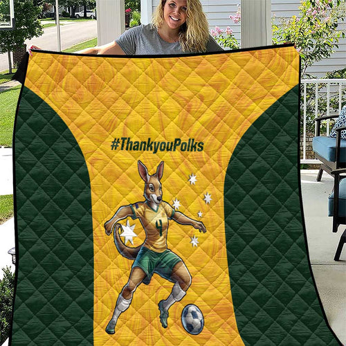 Polkinghorne Australia Matildas Quilt 2024 Thank You Polks