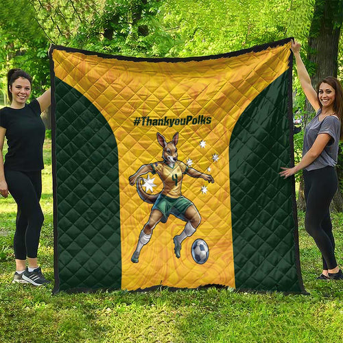 Polkinghorne Australia Matildas Quilt 2024 Thank You Polks